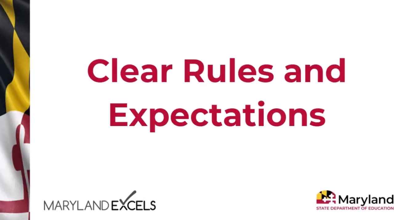 Clear Rules and Expectations video