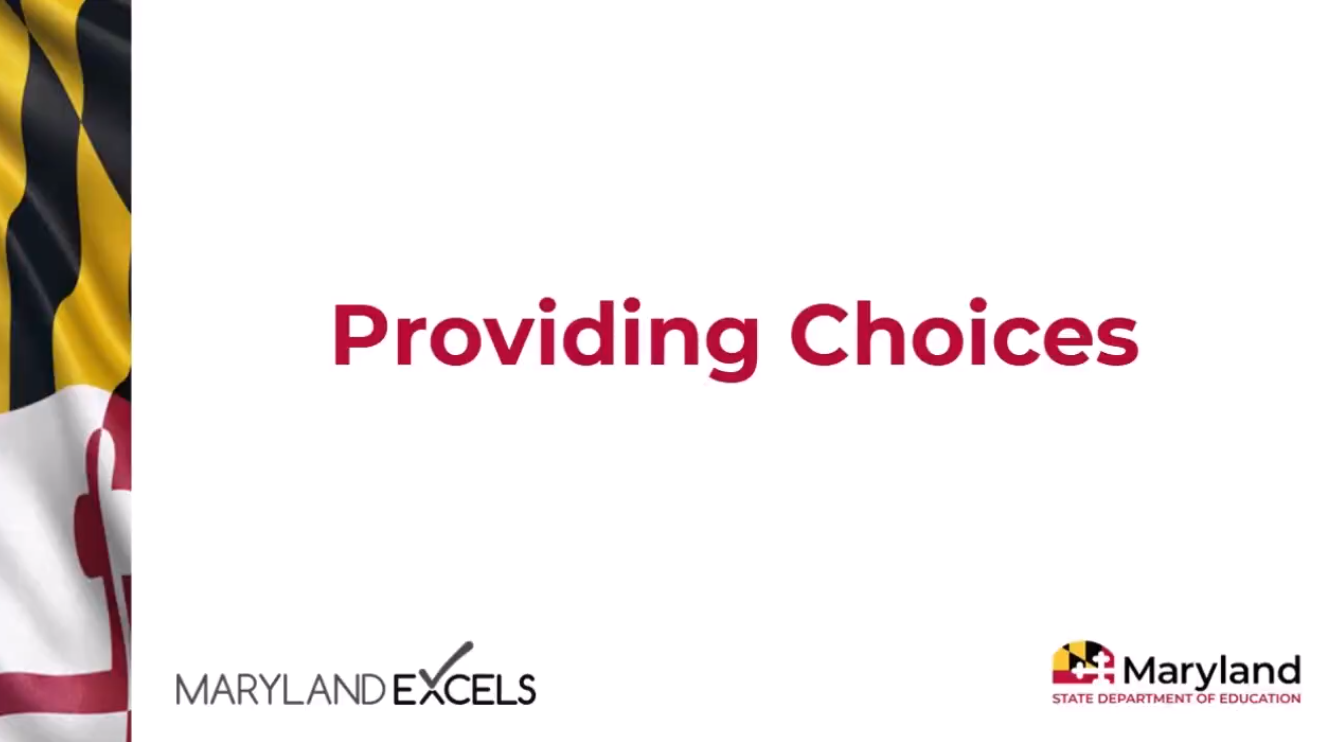 Positive Choices video